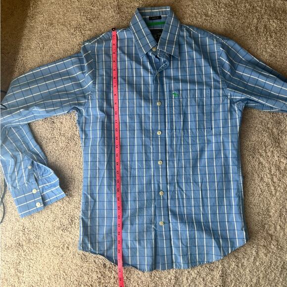 Abercrombie & Fitch Men's Blue Button Down Shirt Size Small - Picture 7 of 7